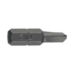 Bit STANDARD 1/4" DIN/ISO 1173 Forma C 6,3 profil Tri-Wing, DIM TW 5, L 25