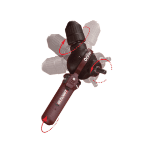 Dispozitiv de gaurire si insurubare sub unghi reglabil