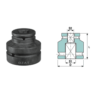 Adaptor de impact mama-mama 5/8" 5/8"