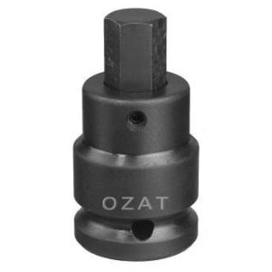 Cap cheie tubulara de impact 1" cu profil hexagon exterior, 2 piese, standard, DIM 18