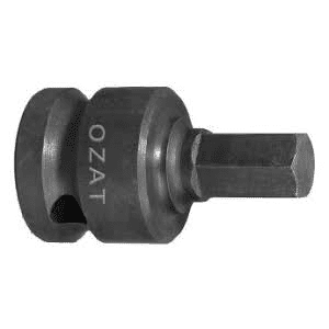 Cap cheie tubulara de impact 1/2 cu profil hexagon exterior, o piesa, standard, DIM 13