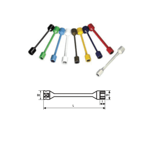 Cap cheie tubulara de torsiune 1/2" 6 laturi 17 mm