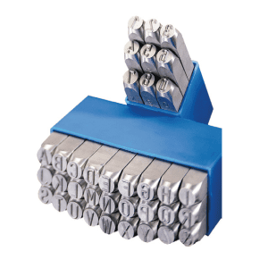 Set poansoane cifre, 8 mm T