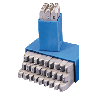 Set poansoane litere mici, 8 mm S