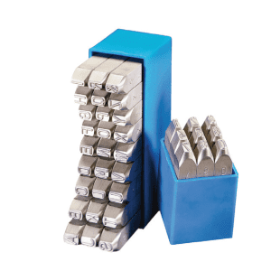 Set poansoane litere mari, 5 mm R