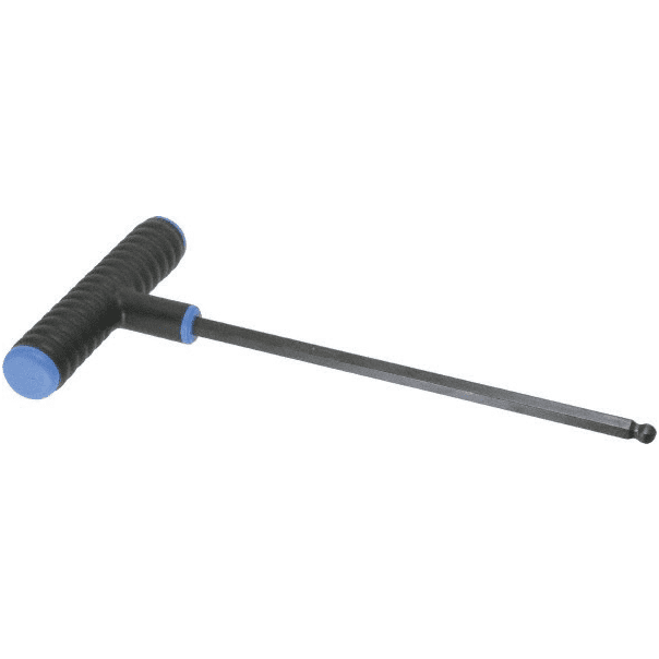 64840.png Cheie cu maner in T si profil hexagonal cu cap sferic, varianta lunga, DIM 4.0 mmx9 inch