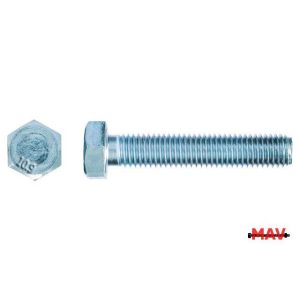 surub cu cap hexagonal complet filetat DIN 933 Otel Zincat 10.9 M16X30